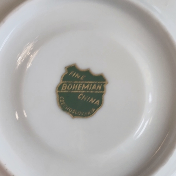 Bohemian Fine China super vintage Daisy print from Czech Slovakia